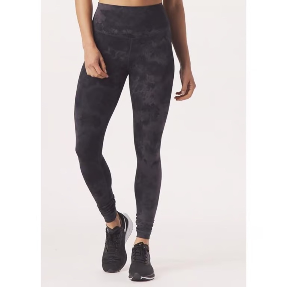 Glyder Sultry Tie Dye Leggings Black High Waisted Size XL